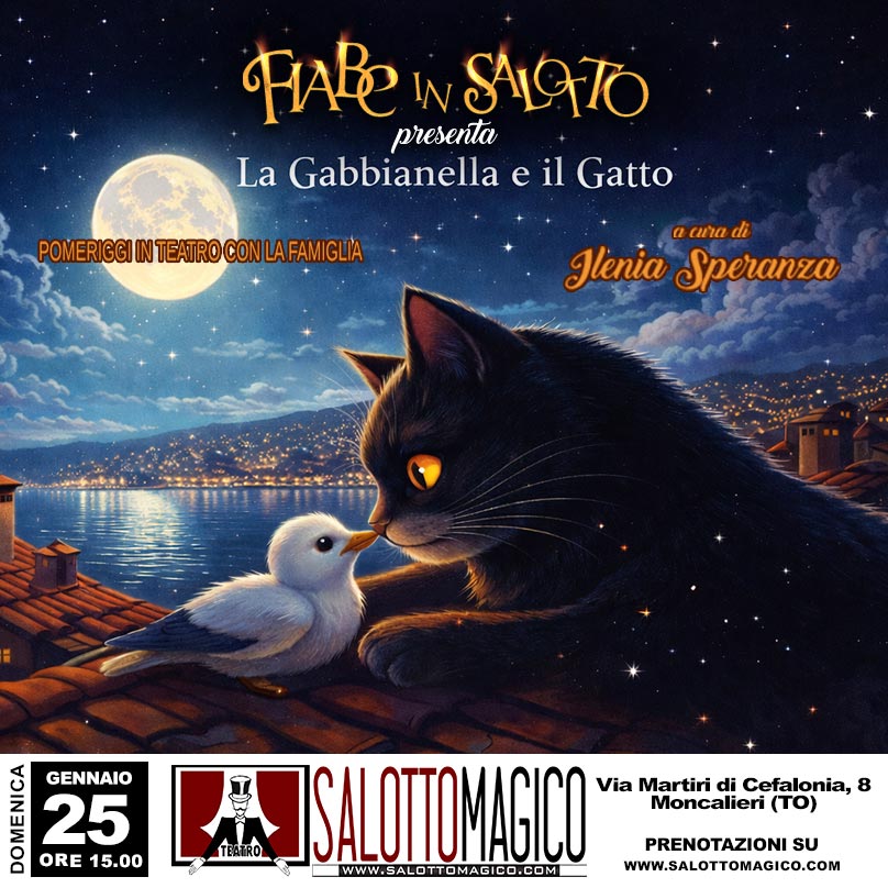 Fiabe in Salotto – La Gabbianella e il Gatto